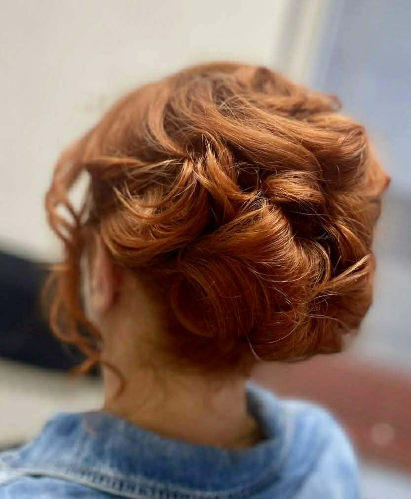 Dámsky účes po profesionálnej úprave